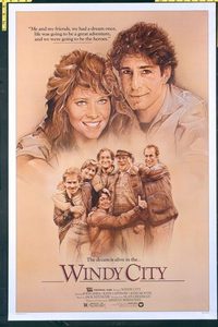 4990 WINDY CITY one-sheet movie poster '84 John Shea, Kate Capshaw