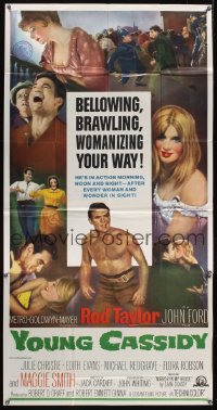 1094FF YOUNG CASSIDY 3sh '65 John Ford, bellowing, brawling, womanizing Rod Taylor!