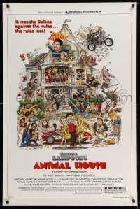 2023UF ANIMAL HOUSE style B 1sh '78 John Belushi, John Landis classic, art by Rick Meyerowitz!