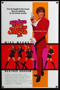 667UF AUSTIN POWERS: THE SPY WHO SHAGGED ME DS int'l 1sheet '99 Mike Myers, sexy spy Heather Graham!