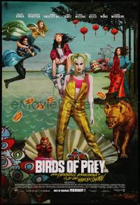 2681UF BIRDS OF PREY advance DS 1sh 2020 Margot Robbie as Harley Quinn, great surreal artwork!