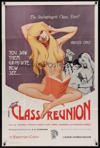 0901FF CLASS REUNION 1sh '72 Ed Wood, sexy schoolgirl is in the swingingest class ever!
