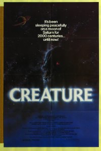 #578 CREATURE red style 1sh '85 Stan Ivar 