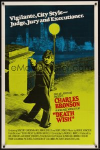 0105TF DEATH WISH Int'l 1sh '74 vigilante Charles Bronson is the judge, jury, and executioner!