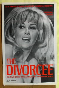 516TF DIVORCEE one-sheet poster R72 sexy Marsha Jordan!