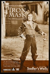 1249UF IRON MASK English double crown R99 best full-length portrait of Douglas Fairbanks, Sr!