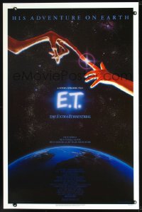 0913UF E.T. THE EXTRA TERRESTRIAL 1sh '82 Steven Spielberg classic, John Alvin art!