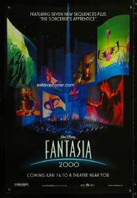 0700UF FANTASIA 2000 DS advance 1sh '99 Walt Disney cartoon set to classical music!