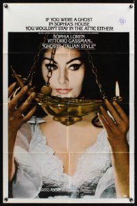 0938FF GHOSTS - ITALIAN STYLE style B 1sh '68 Questi fantasmi, sexy Sophia Loren close up!