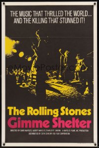 0169TF GIMME SHELTER int'l 1sh '71 Rolling Stones, out of control rock & roll concert!