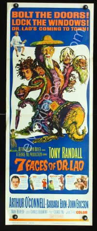 0857FF 7 FACES OF DR. LAO insert '64 great art of Tony Randall's personalities by Joseph Smith!