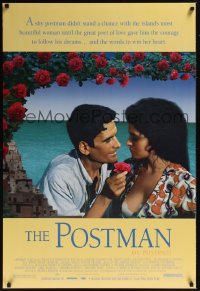 0483UF POSTMAN DS 1sh '95 Italian romance, Philipe Noiret, Massimo Troisi, Il Postino!