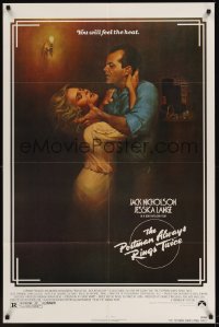0322FF POSTMAN ALWAYS RINGS TWICE 1sh '81 art of Jack Nicholson & Jessica Lange by Renato Casaro!