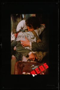 2319UF REDS 1sh '81 star/director Warren Beatty as John Reed & Diane Keaton in Russia!