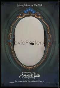 2359UF SNOW WHITE & THE SEVEN DWARFS foil teaser 1sh R93 Walt Disney, mirror, mirror on the wall!