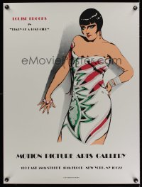 1118UF MOTION PICTURE ARTS GALLERY 24x32 special poster '90s Louise Brooks from Diary of a Lost Girl