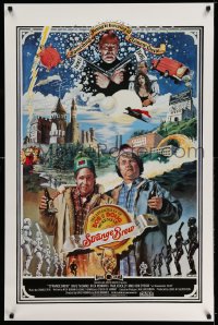 2381UF STRANGE BREW int'l 1sh '83 art of hosers Rick Moranis & Dave Thomas with beer by John Solie!