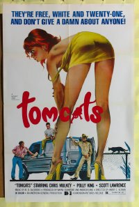 428FF TOMCATS one-sheet poster '77 great sexy image!