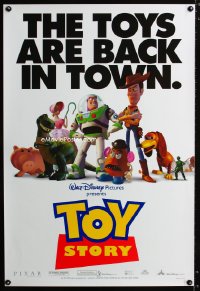 0775UF TOY STORY DS Toys Are Back 1sh '95 Disney & Pixar cartoon, great image of Buzz, Woody & cast!