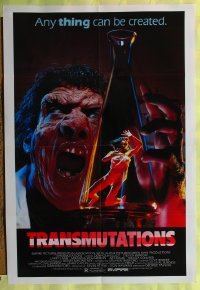 435FF TRANSMUTATIONS one-sheet '86 great horror image!