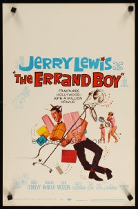 1689UF ERRAND BOY WC '62 screwball Jerry Lewis fractures Hollywood w/a million howls!