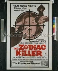 ZODIAC KILLER 1sh '71