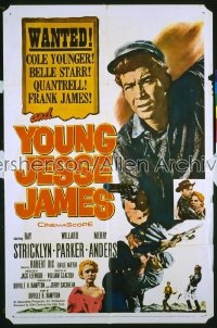 YOUNG JESSE JAMES 1sh '60