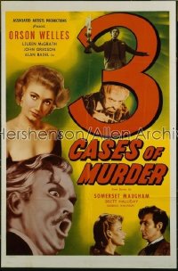 3 CASES OF MURDER 1sh '55