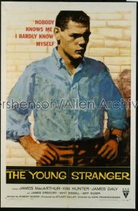 YOUNG STRANGER 1sh '57