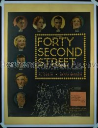 42nd STREET ('33) sheet music '33