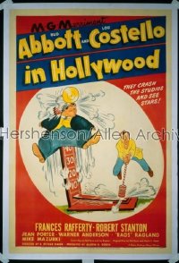 ABBOTT & COSTELLO IN HOLLYWOOD 1sh '45