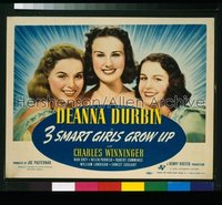 THREE SMART GIRLS GROW UP LC '39