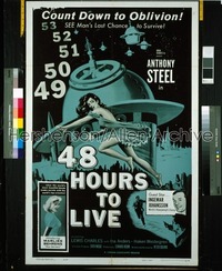 48 HOURS TO LIVE 1sh '59
