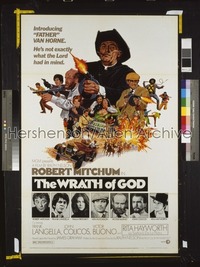 WRATH OF GOD ('72) style B 1sh '72