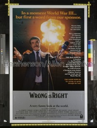 WRONG IS RIGHT 1sh '82