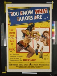 YOU KNOW WHAT SAILORS ARE 1sh '54