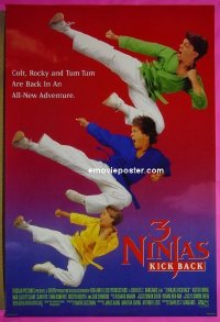 #2143 3 NINJAS KICK BACK 1sh '94 kid kung fu! 
