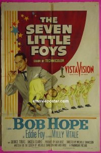 #8877 7 LITTLE FOYS 1sh '55 Bob Hope 