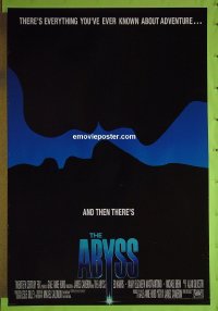 #2146 ABYSS 1sh '89 James Cameron 