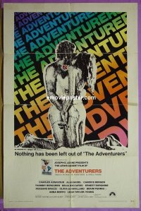 #7191 ADVENTURERS 1sh '70 Candice Bergen 