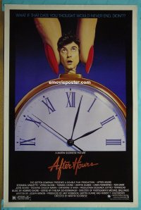 #4610 AFTER HOURS 1sh '85 Scorsese, Arquette 