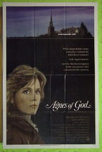 #7085 AGNES OF GOD 1sh '85 Jane Fonda