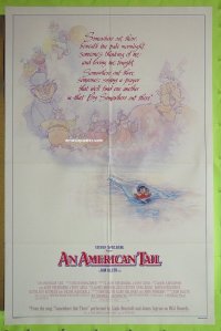 #7136 AMERICAN TAIL style B 1sh '86 Spielberg