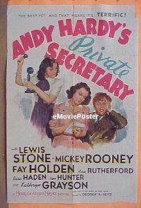 #019 ANDY HARDY'S PRIVATE SECRETARY C-1sh 
