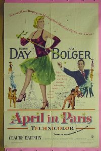 #049 APRIL IN PARIS 1sh '53 Doris Day 