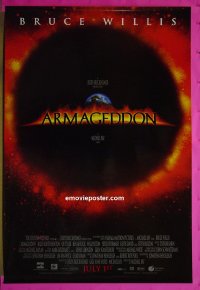 #2187 ARMAGEDDON DS adv 1sh '98 Bruce Willis 
