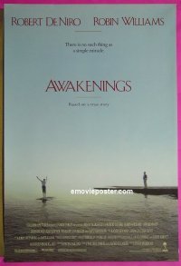 #2196 AWAKENINGS DS 1sh '90 De Niro, Williams 