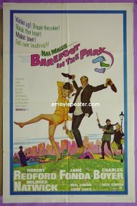 #7288 BAREFOOT IN THE PARK 1sh '67 Redford 