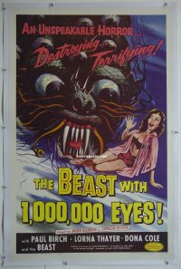 #5002 BEAST WITH 1,000,000 EYES linen 1sh '55