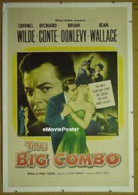 #049 BIG COMBO linen 1sh '55 Wilde, Conte 